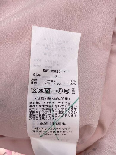 商品画像：半袖ワンピース/0/レーヨン/PNK/総柄/SWFO251017// 4