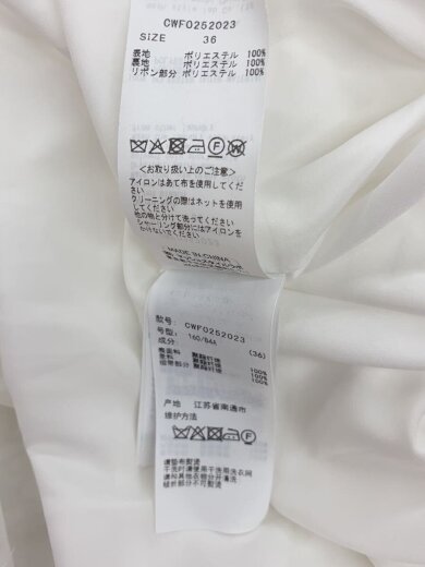 商品画像：ノースリーブワンピース/36/ポリエステル/WHT/CWFO252023// 5