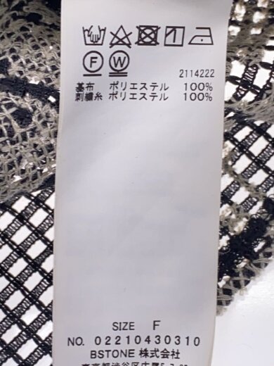 商品画像：長袖シャツ/FREE/ポリエステル/BLK/総柄/02210430310// 4