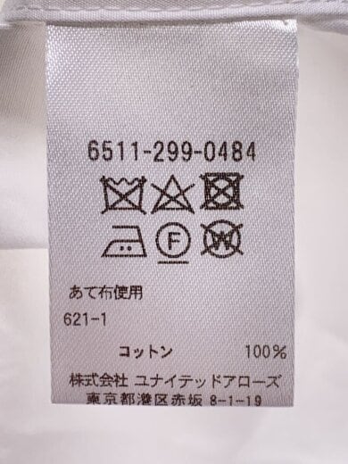 画像：DRAWER長袖ブラウス/36/コットン/WHT//4