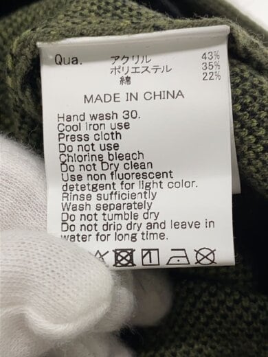 商品画像：ニット・セーター(薄手)/XL/アクリル/GRN// 4