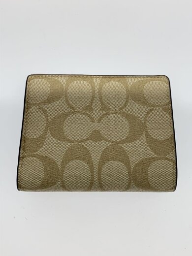 商品画像：2つ折り財布/レザー/BEG/総柄/レディース/CP255 2