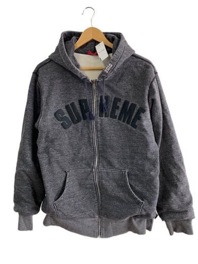 商品画像：ジップパーカー/L/コットン/GRY 1