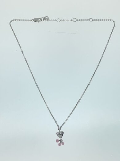 商品画像：ハート/ネックレス/--/カラーストーン/SLV/トップ有/レディース 2