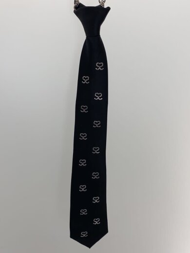 商品画像：S Motif Jewelry Silk Necktie/sorin/ネクタイ/--/BLK/総柄/レディース 2
