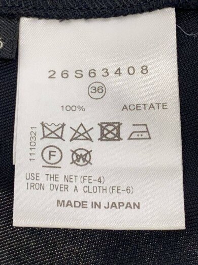 商品画像：24SS/Layered Drape Shirts/長袖シャツ/36/BLK/無地/26S63408// 4