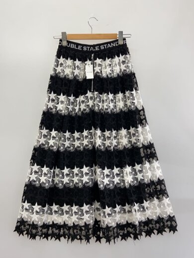 商品画像：ロングスカート/38/ポリエステル/BLK/ボーダー/0202-180-201// 2