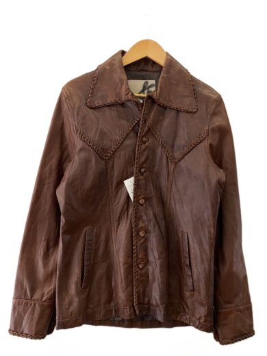 商品画像：レザージャケット・ブルゾン/L/羊革/BRW// 1