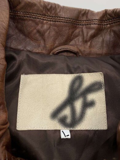 商品画像：レザージャケット・ブルゾン/L/羊革/BRW// 3