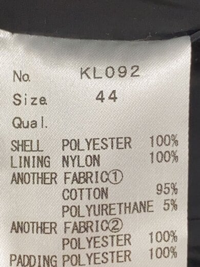 商品画像：ボア使用感/タグ付き/ベスト/44/ナイロン/BLK/無地/KL092 4