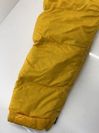商品画像：ダウンジャケット/S/ナイロン/YLW/751520/ダウン偏り/腕・袖汚れ 7