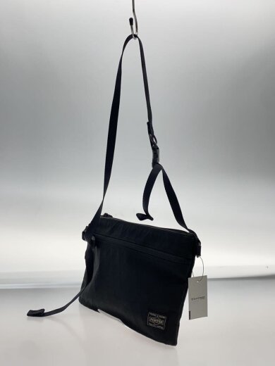 商品画像：HYBRID/SACOCHE/ショルダーバッグ/ナイロン/BLK/無地/737-17820// 2