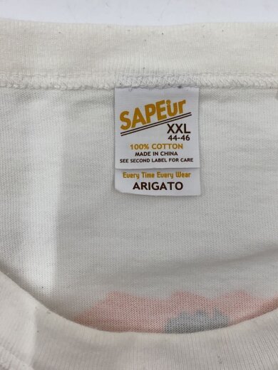商品画像：Tシャツ/XXL/コットン/WHT 3