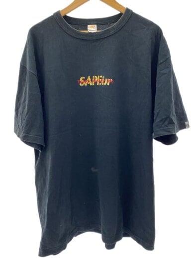 商品画像：Tシャツ/XXL/コットン/BLK 1