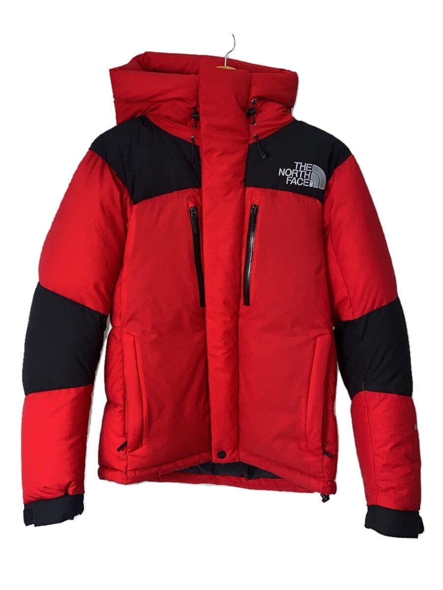THE NORTH FACE / ダウンジャケット/S/ナイロン/RED/無地/nd91950