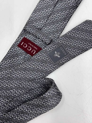 商品画像：ネクタイ/シルク/SLV/総柄/メンズ 4