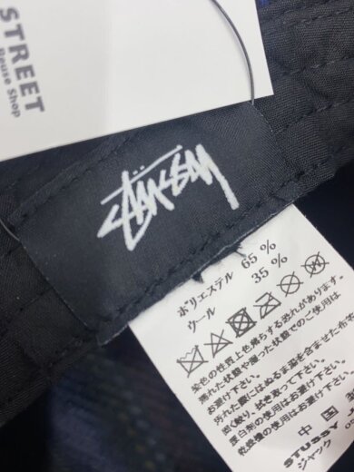 商品画像：ヘッドウェア/L/BLU/チェック/メンズ 5