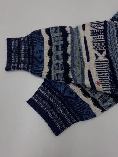 商品画像：ニット・セーター(厚手)/L/コットン/BLU 6