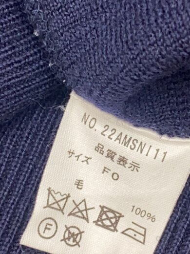 商品画像：カーディガン(厚手)/--/ウール/NVY/22AMSNI11 4