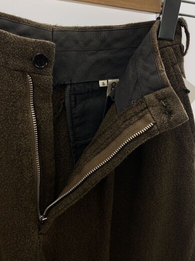 商品画像：80s/2タック/クロップドパンツ/S/コットン/カーキ/P-11018S 3