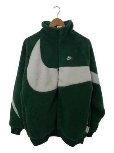 画像：NIKEVW SWSH FULL ZIP JKT/フリースジャケット/XL/ポリエステル/GRN/BQ6546-3411