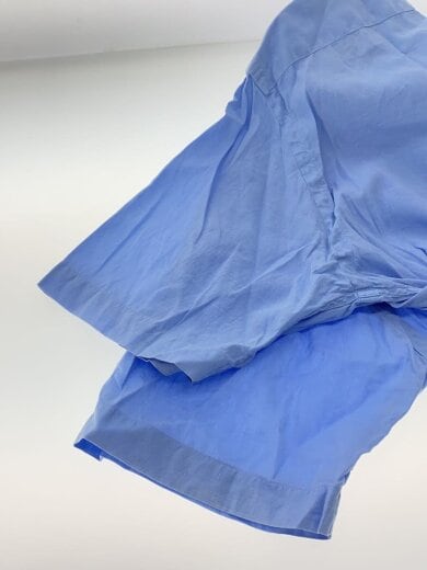 商品画像：オープンカラー/開襟/ポニー無し/半袖シャツ/M/リネン/BLU 5