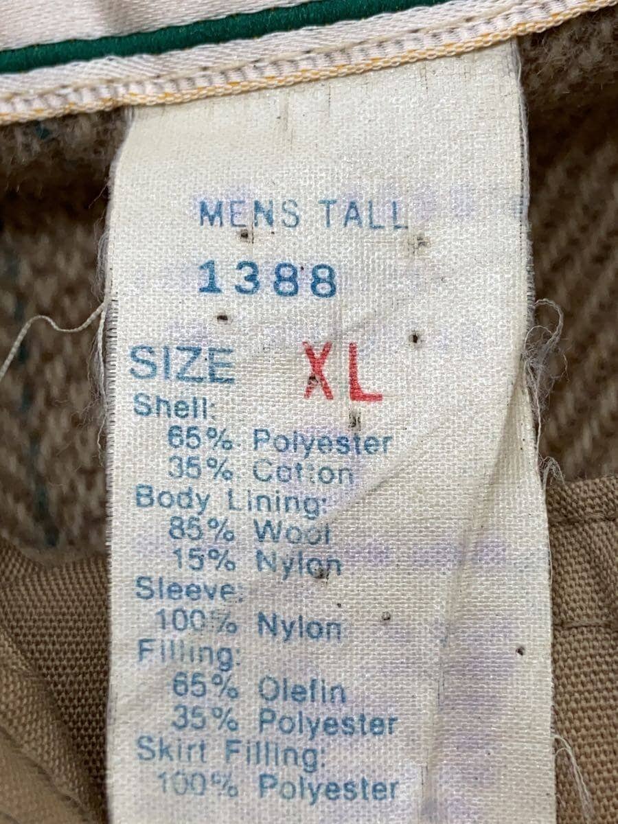 L.L.Bean / 80s/USA製/ストームコート/XL/ポリエステル/BEG