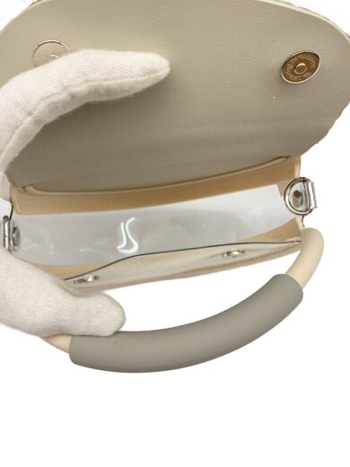 商品画像：HOOP/ショルダーバッグ/PVC/BEG 6