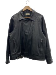 PAUL/ダブルライダースジャケット/L/レザー/BLK/VAM21002