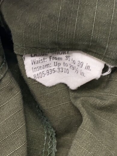 商品画像：60s/5th/ジャングルファティーグパンツ/69年度会計/L/KHK/8405-935-3310 4