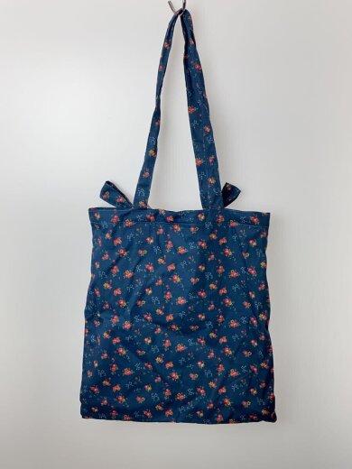 商品画像：ZOZOTOWN別注/リボントートバッグ/コットン/BLU/花柄/01ACZ067 2