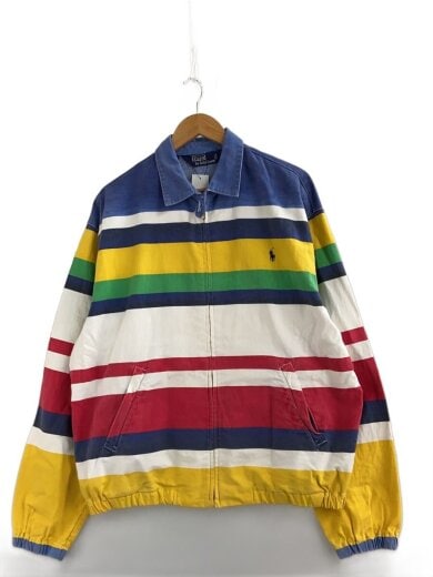 商品画像：90s/スイングトップ/L/コットン/マルチカラー/ボーダー// 1