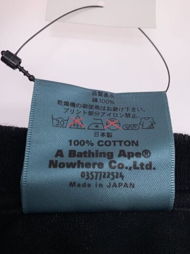 商品画像：ABC CAMO BY BATHING APE TEE/S/コットン/BLK/1M30-110-005// 4