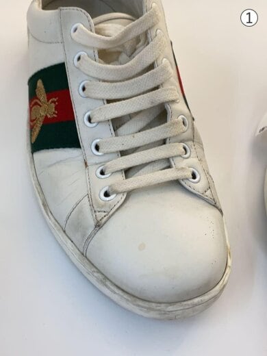 商品画像：ACE/ローカットスニーカー/US7.5/WHT/レザー/473762// 6