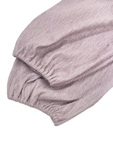 商品画像：WASHER PLEATS GATHER DRESS/長袖ワンピース/FREE/ポリエステル/PNK// 5