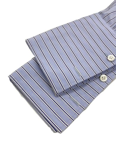 商品画像：長袖シャツ/38/コットン/BLU/ストライプ/S50DT0045 S54946 5