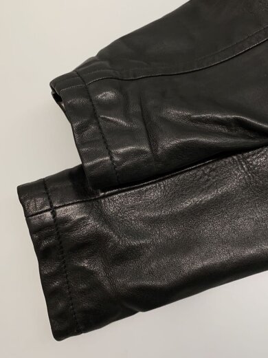 商品画像：レザージャケット・ブルゾン/36/羊革/BLK/無地/1126-ij 6