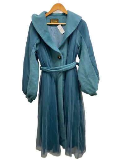 商品画像：コート/FREE/ポリエステル/BLU/ETSND1019002 1