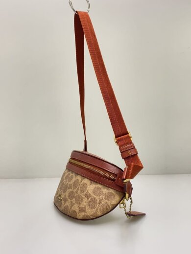 商品画像：ウエストバッグ_ベルトバッグ_シグネチャーキャンバス/PVC/BRW 2