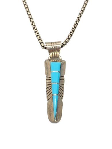 商品画像：ネックレス/Starling/chester benally刻印/カラーストーン/SLV/トップ有/メンズ 1