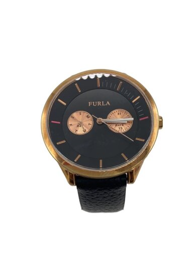 商品画像：クォーツ腕時計/アナログ/レザー/BLK/BLK/18639-4251102560 1