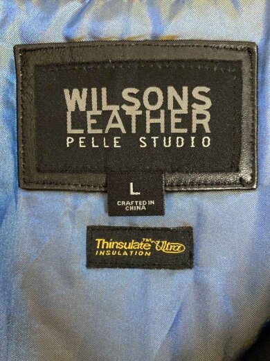 商品画像：レザージャケット・ブルゾン/L/レザー/BLK/無地 3