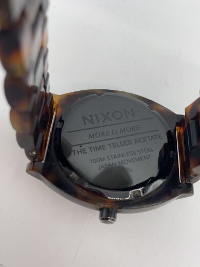 商品画像：クォーツ腕時計/アナログ/ステンレス/BLK/BRW 3