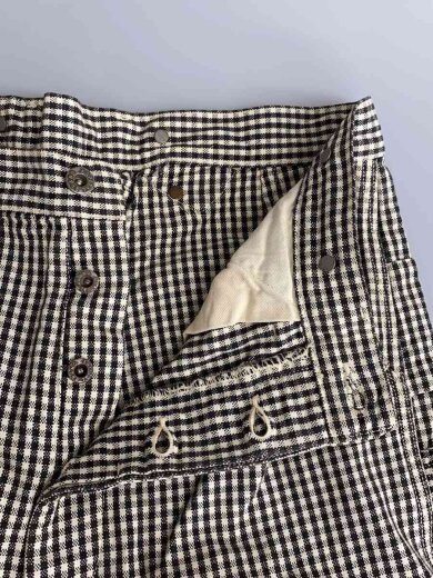 商品画像：ペインターパンツ/L/コットン/WHT/チェック 3