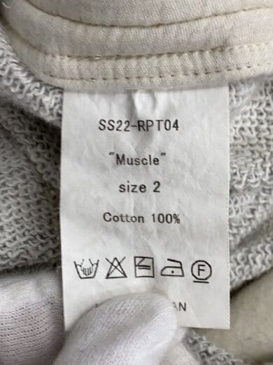 商品画像：スウェットパンツ/2/コットン/GRY/無地/SS22-RPT04 5