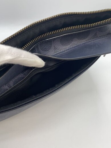 商品画像：セカンドバッグ/レザー/NVY/総柄/F29508 7