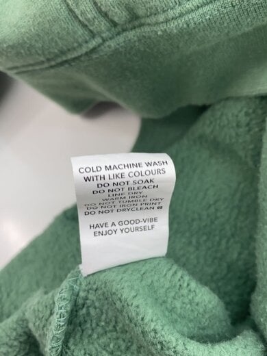 商品画像：パーカー/M/コットン/GRN/無地 5