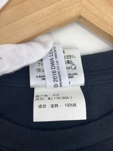 商品画像：Tシャツ/M/コットン/BLK 5
