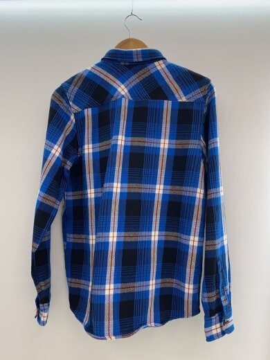 商品画像：長袖シャツ/S/コットン/BLU/チェック/IO21545.78.07.03 2