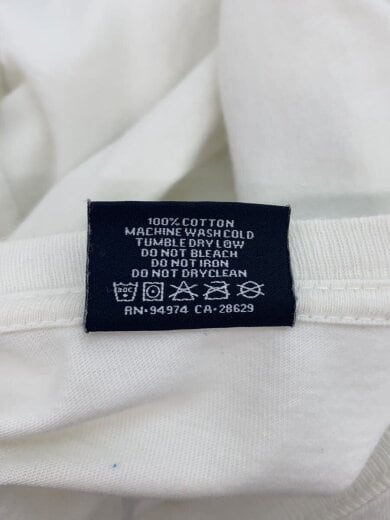 商品画像：Tシャツ/M/コットン/WHT/プリント// 4